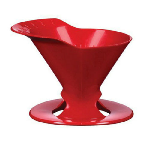 Pour Over Filter Cone, Red